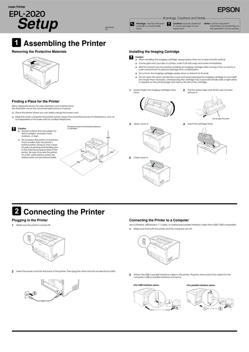 Epson EPL-2020 Manual