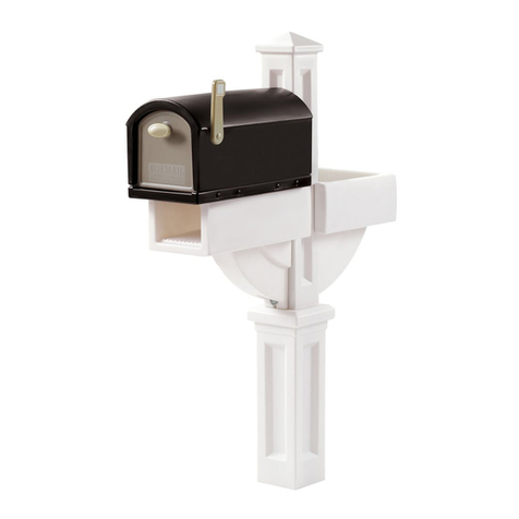 Step 2 Mailmaster Hudson Mailbox With planter 5209 User manual