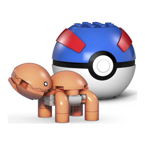 Mega Construx POKEMON WONDER BUILDERS TRAPINCH GMD28 manual Mega Construx POKEMON WONDER BUILDERS TRAPINCH GMD28 manual