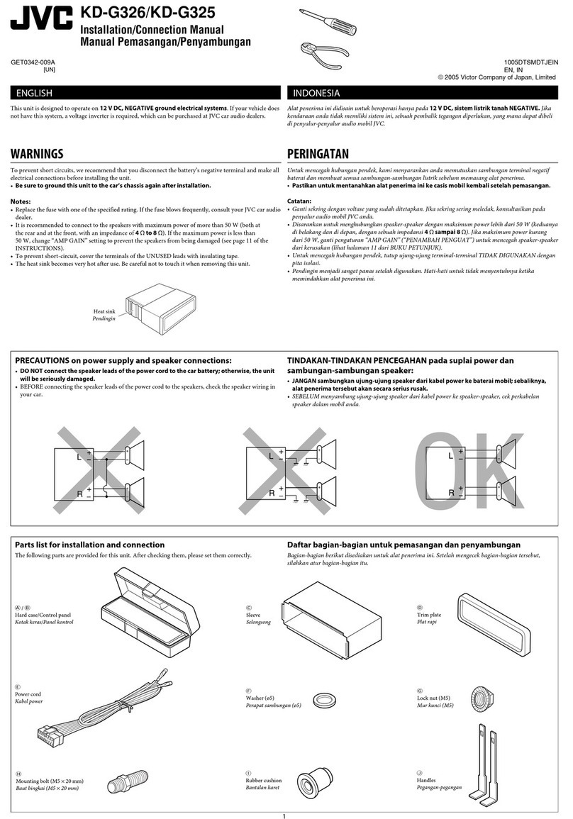 JVC KD-G326 Guide
