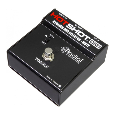 Radial Engineering HotShot DM1 User manual