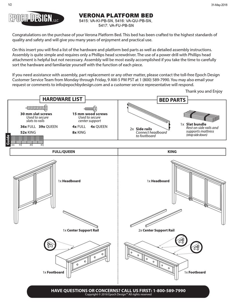 Epoch Design VERONA 5415 User manual Epoch Design VERONA 5415 User manual
