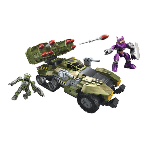 Mega MEGA BLOCKS HALO WARS UNSC Wolverine 96833 manual