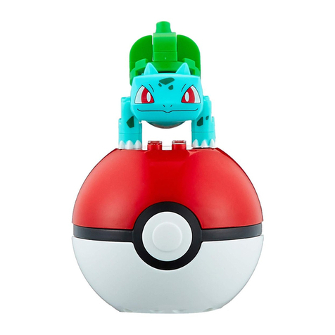 Mega Construx POKEMON WONDER BUILDERS BULBASAUR GKY72 User manual