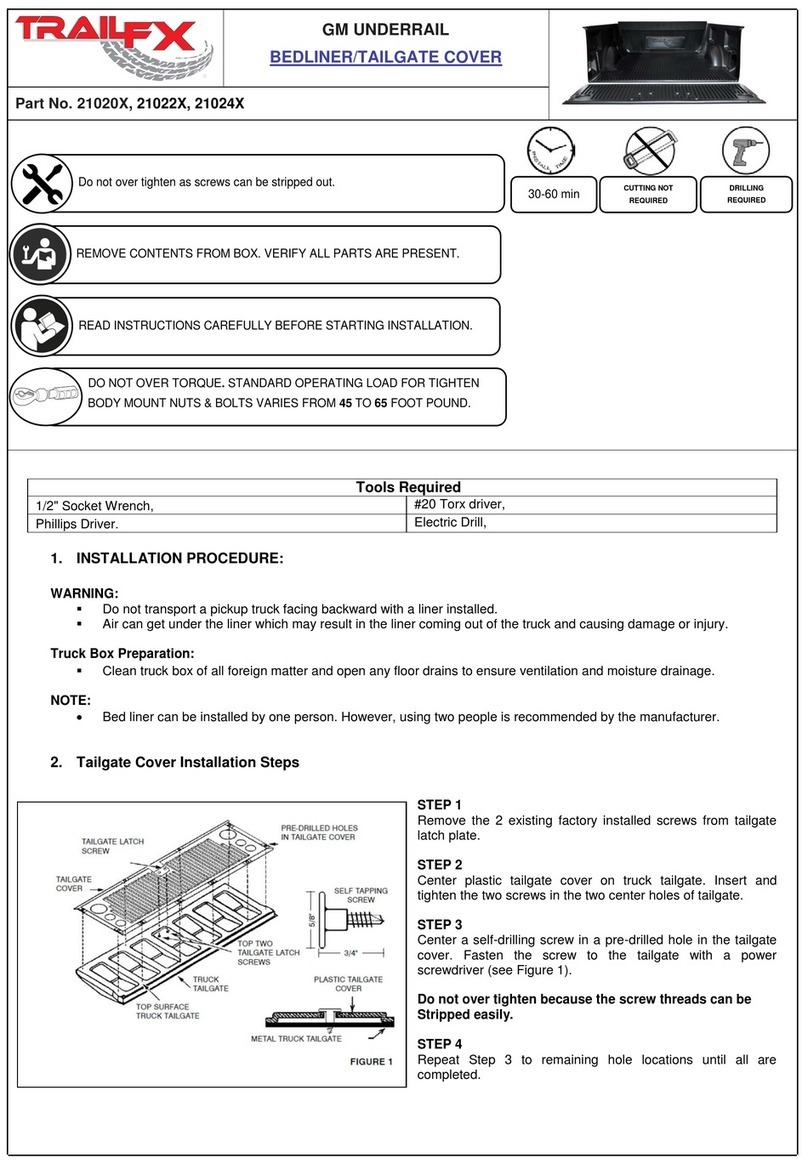 TrailFX 21020 Series installation instructions