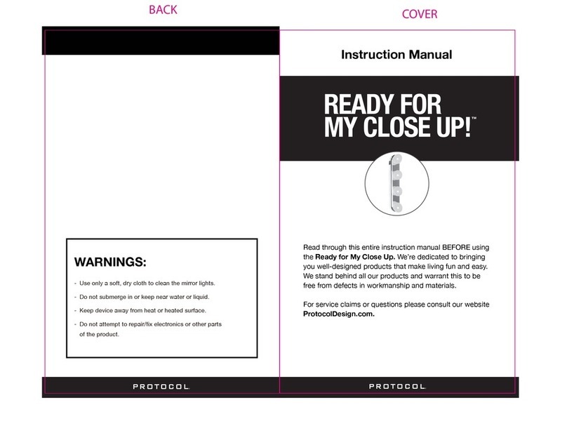 Protocol READY FOR MY CLOSE UP! instruction manual