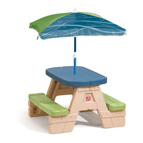 Step 2 SIT & PLAY PICNIC TABLE WITH UMBRELLA 8418 manual Step 2 SIT & PLAY PICNIC TABLE WITH UMBRELLA 8418 manual