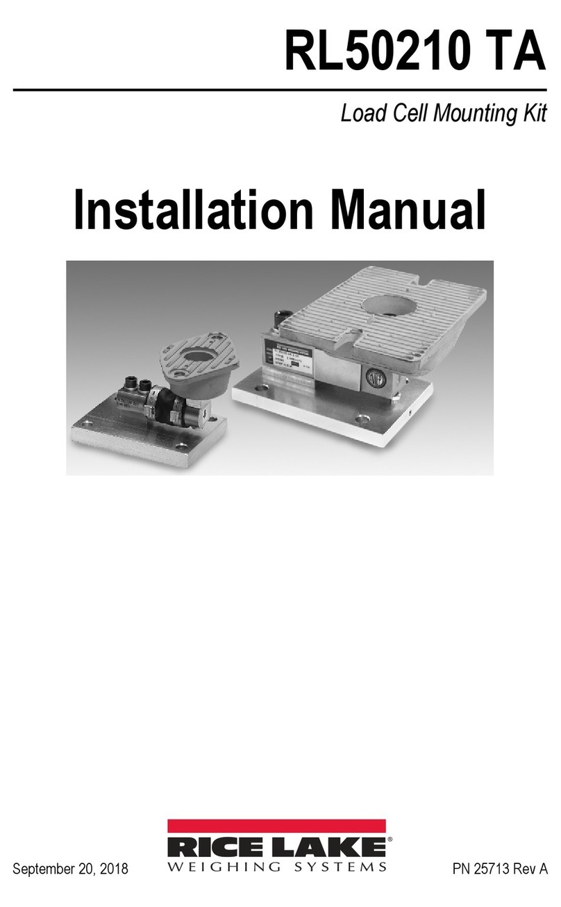 Rice Lake RL50210 TA User manual