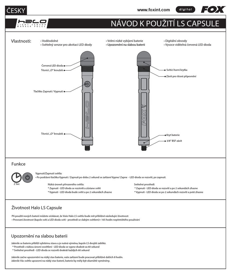 Fox Halo Remote instruction manual