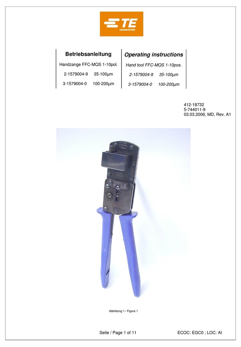 TE Connectivity FFC-MQS User manual
