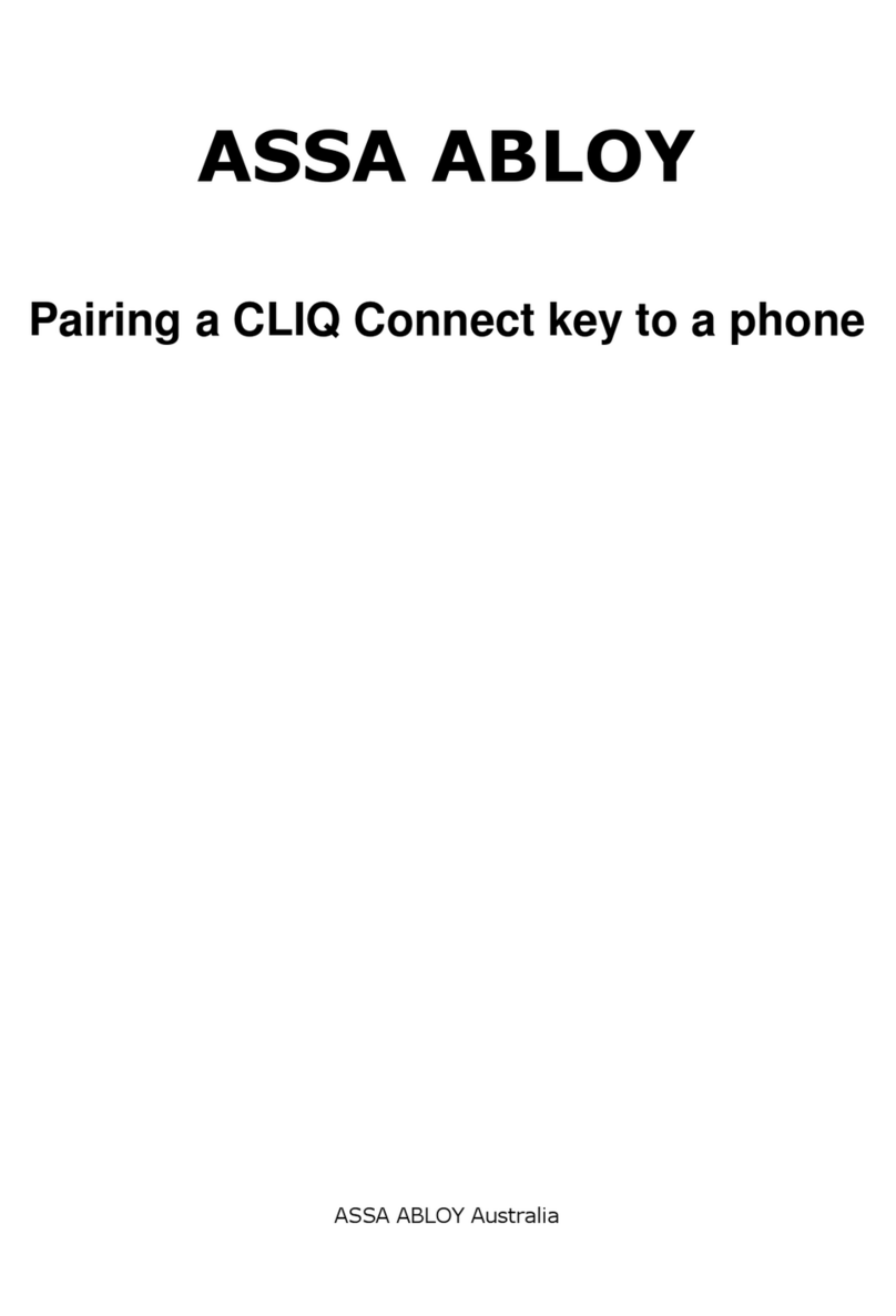 Assa Abloy CLIQ Connect key User manual
