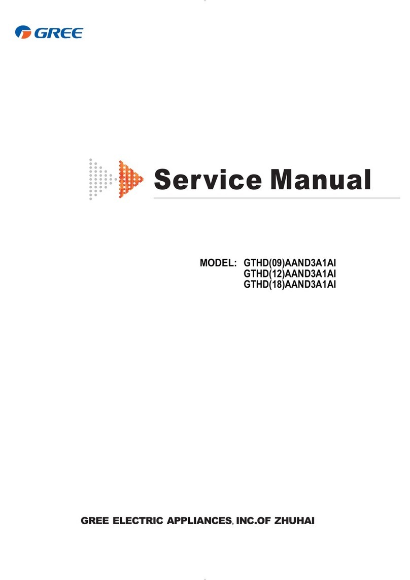 GREE ELECTRIC GTHD(09)AAND3A1AI User manual GREE ELECTRIC GTHD(09)AAND3A1AI User manual