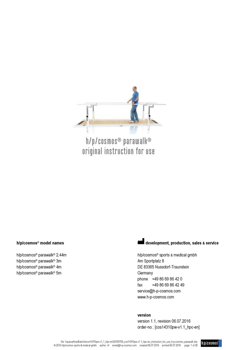 h/p/cosmos parawalk 2,44m Original instructions for use