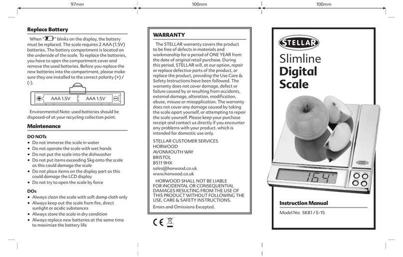stellar labs Slimline SK81/E-15 User manual