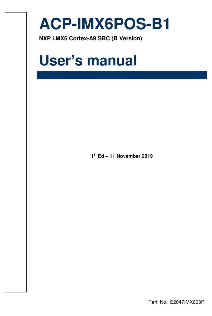 Avalue Technology ACP-IMX6POS-B1 User manual