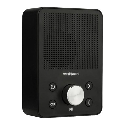 oneConcept Plug+Play FM User manual