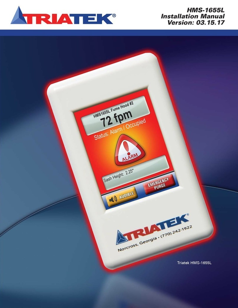 TRIATEK HMS-1655L installation manual