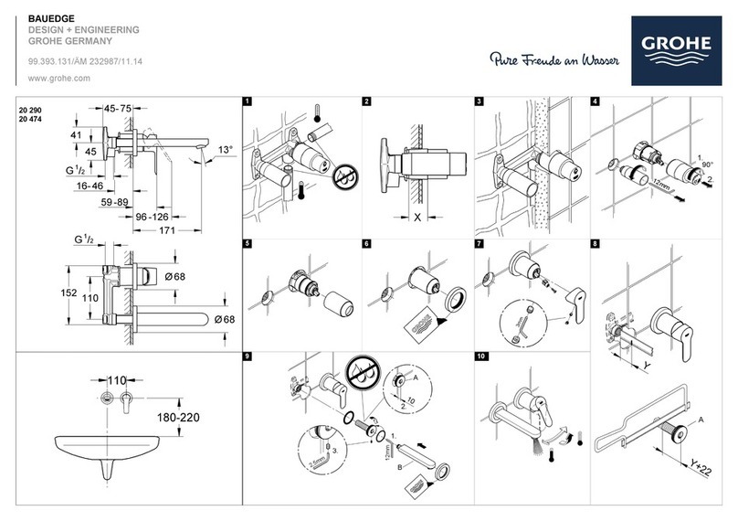 Grohe BAUEDGE 20 290 quick start guide