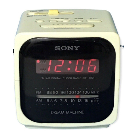 Sony Walkman ICF-C121 Service manual