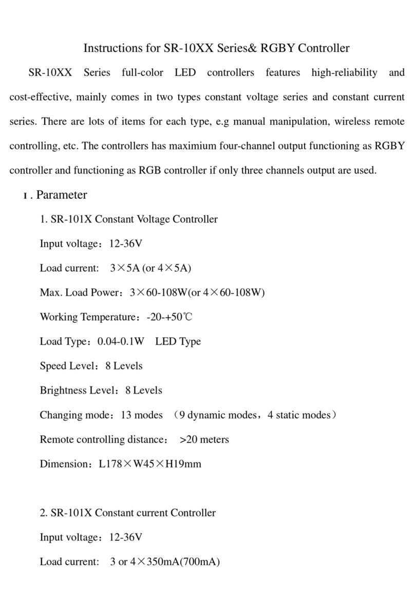 Sunricher SR-10 Series instructions
