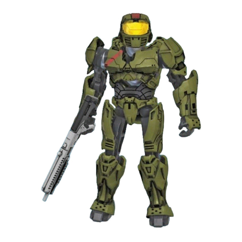 Mega MEGA BLOCKS HALO MAGNETIC SPARTAN Green Spartan Red Team... manual