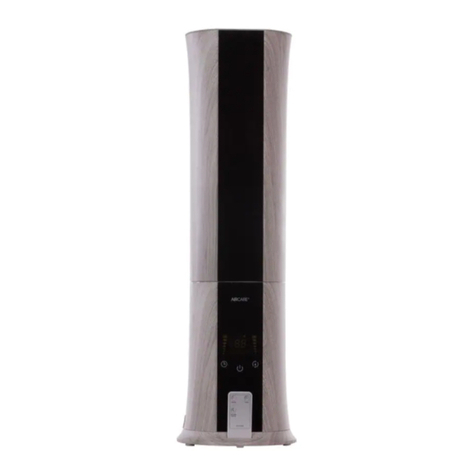 Aircare ESSENTIALS PILLAR PU320DDWD-(EC) User manual