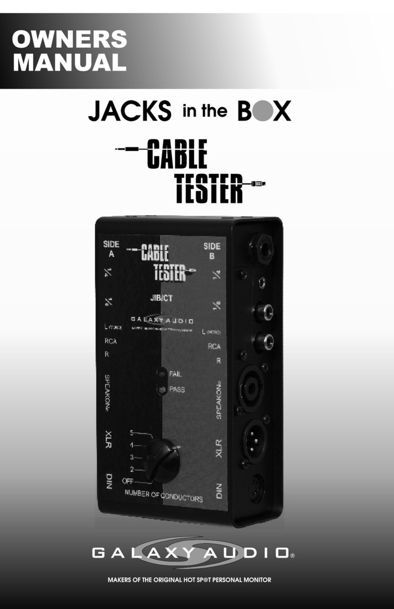 Galaxy Audio JIB/CT owner's manual
