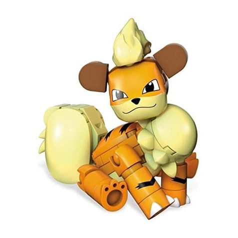 Mega Construx POKEMON WONDER BUILDERS GROWLITHE GKY75 User manual Mega Construx POKEMON WONDER BUILDERS GROWLITHE GKY75 User manual