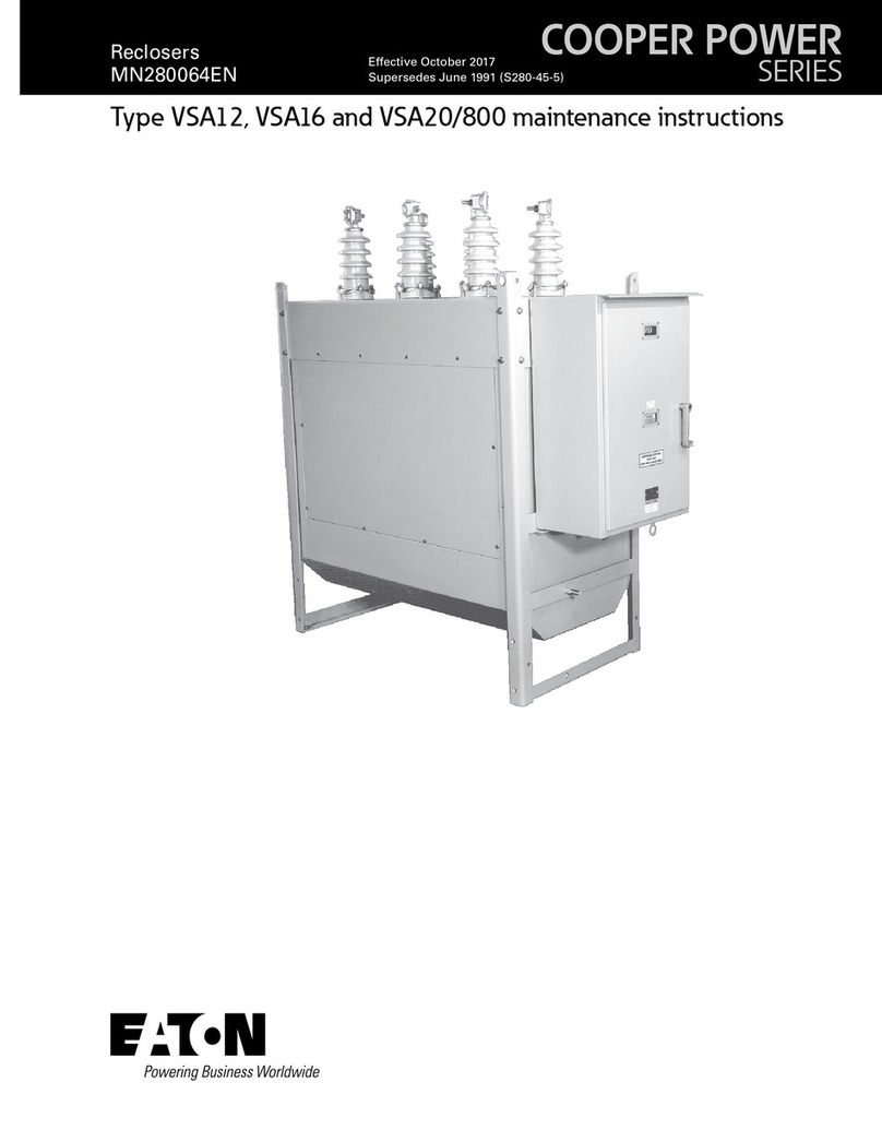 Eaton COOPER POWER SERIES Maintenance instructions