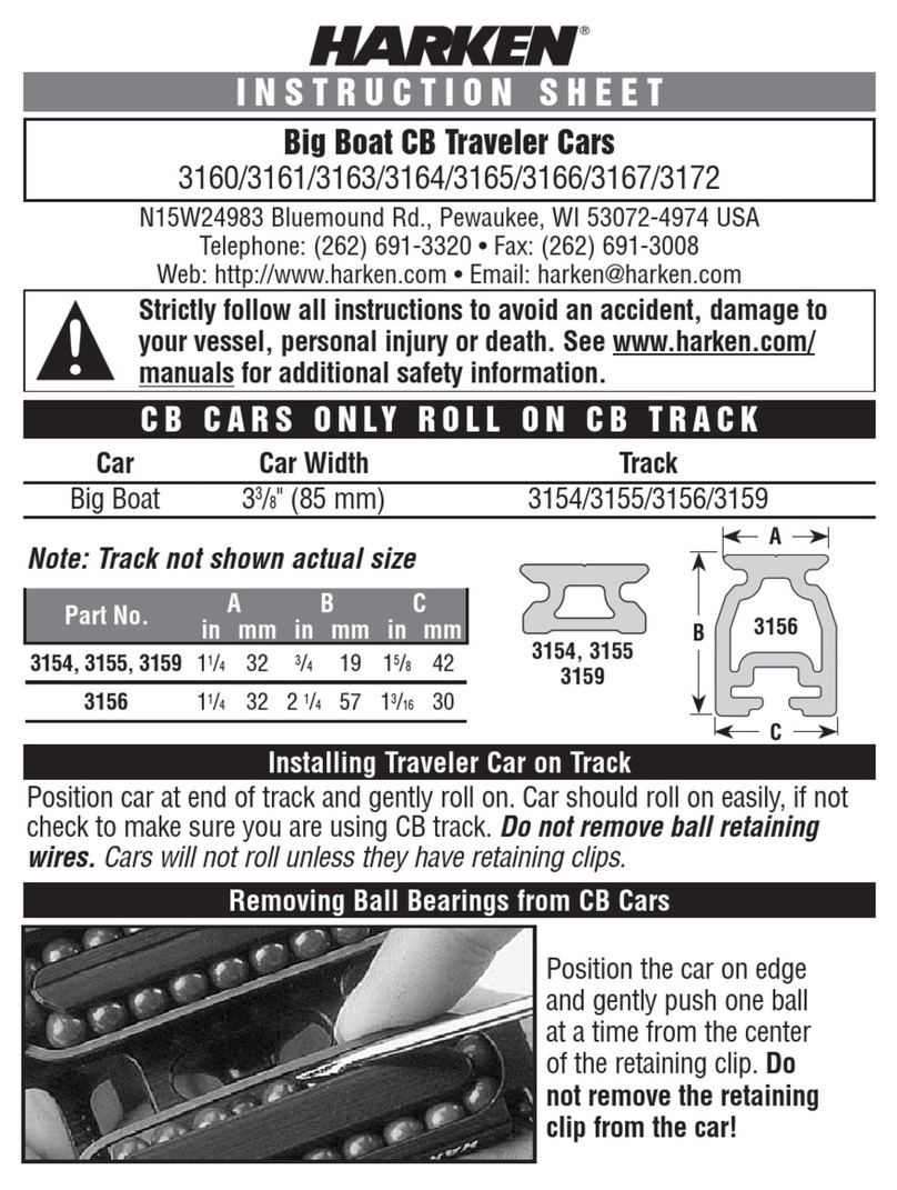 Harken 3160 User manual