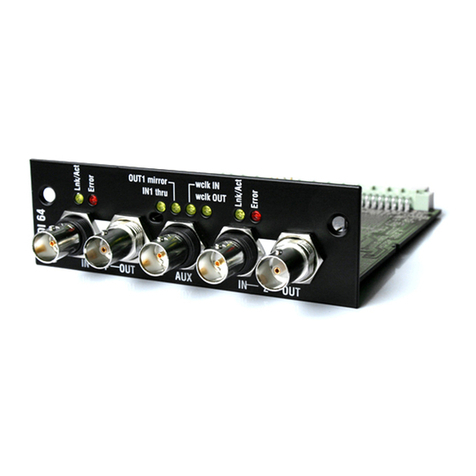 ALLEN & HEATH iLive MADI 64 instructions