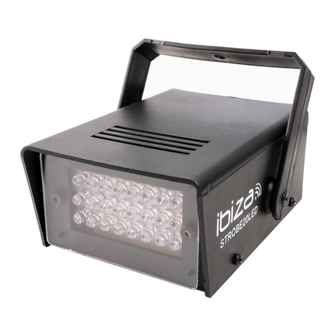 Ibiza STROBE20LED user manual Ibiza STROBE20LED user manual