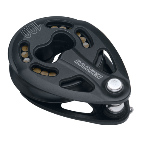 Harken Black Magic Series instruction sheet