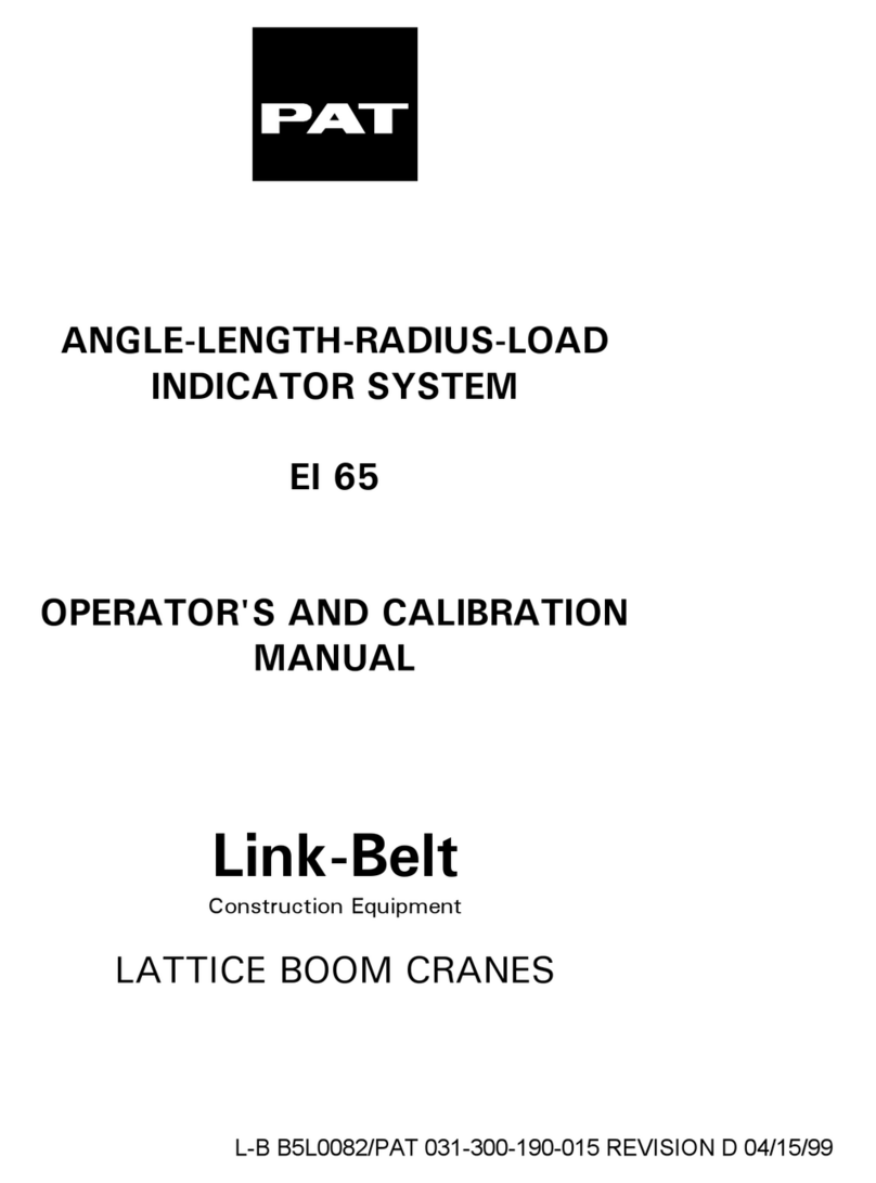 PAT EI65 User manual