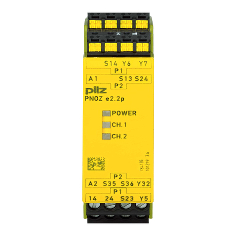 Pilz PNOZ e2.2p operating manual