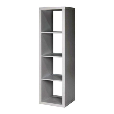 FLEXI STORAGE Clever Cube Storage Unit 01418 Assembly instructions