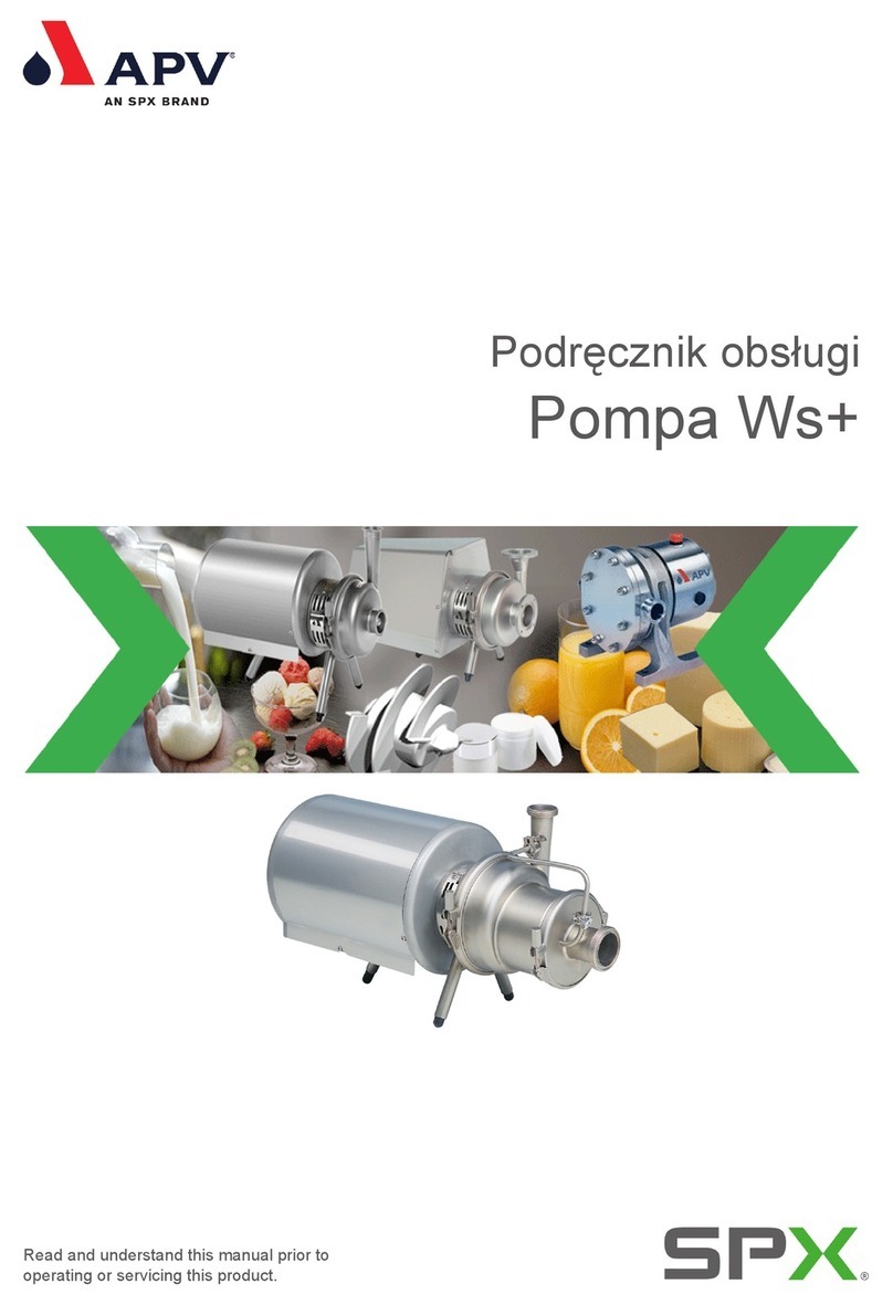 SPX APV Ws+ instruction manual