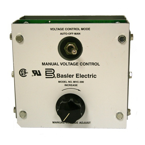 Basler MVC 300 User manual