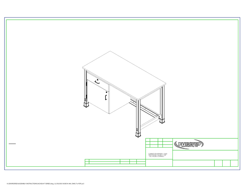 DIVERSIFIED WOODCRAFTS ADD-A-CABINET H7 Series Assembly instructions DIVERSIFIED WOODCRAFTS ADD-A-CABINET H7 Series Assembly instructions