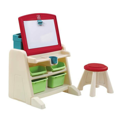 Step 2 Flip & Doodle Easel Desk 7745 User manual