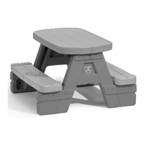 Step 2 Sit & Snack Picnic Table 4823 User manual