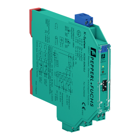 Pepperl+Fuchs KCD2-SON-Ex Series manual