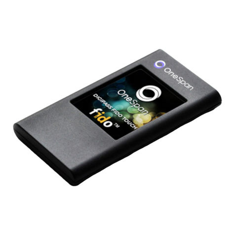 OneSpan Digipass FIDO Touch User manual