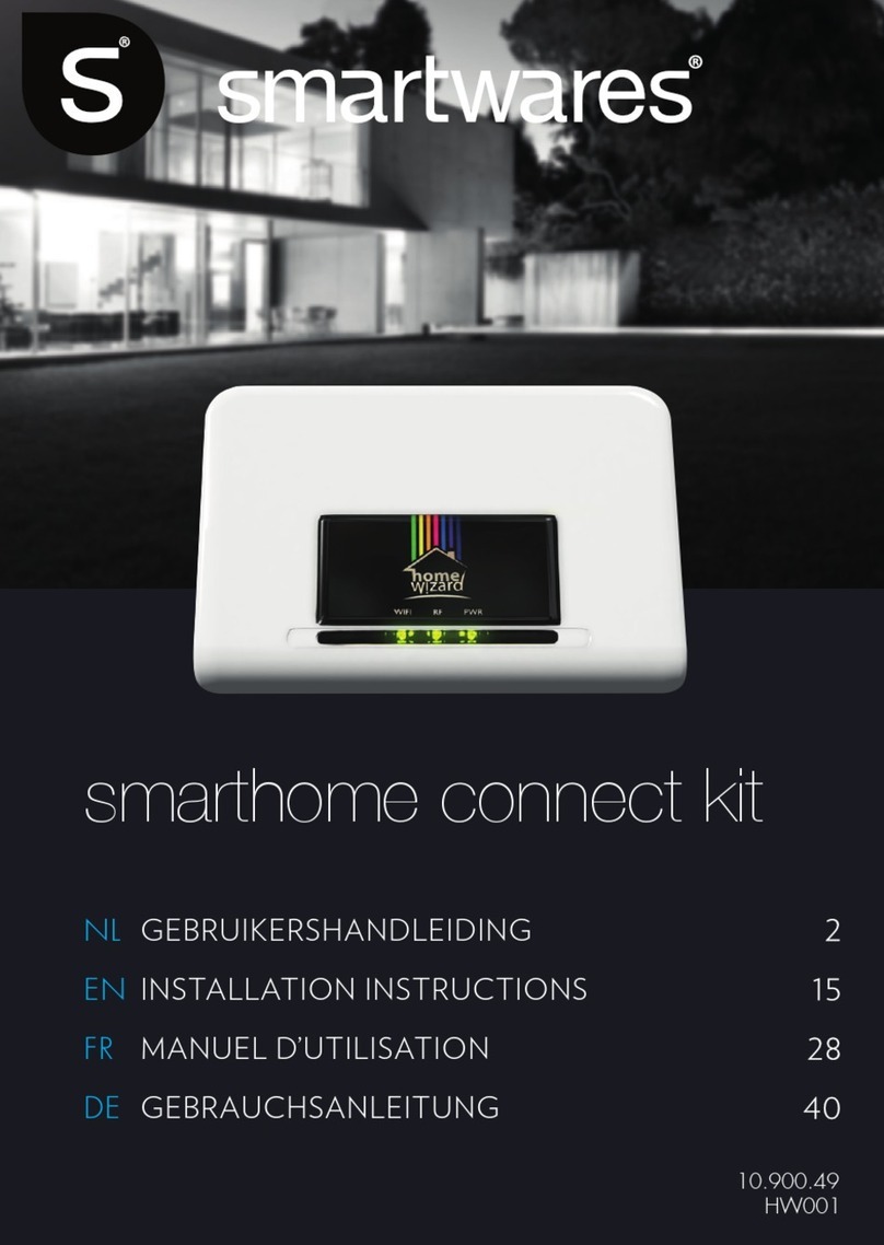 Smartwares HomeWizard Connect Kit installation instructions Smartwares HomeWizard Connect Kit installation instructions