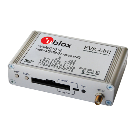 Ublox EVK-M91 quick start