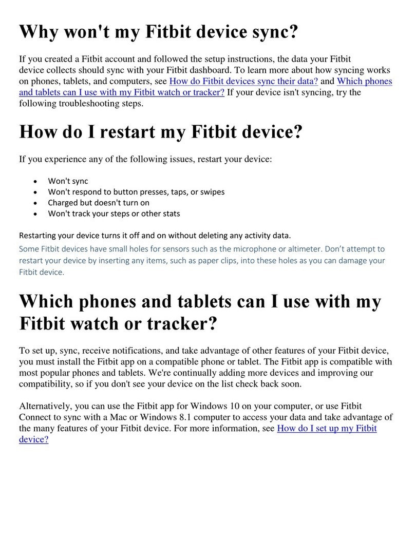 Fitbit Zip Versa Lite Installation guide