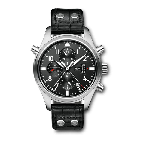 iwc PILOT'S WATCH DOUBLE CHRONOGRAPH operating instructions