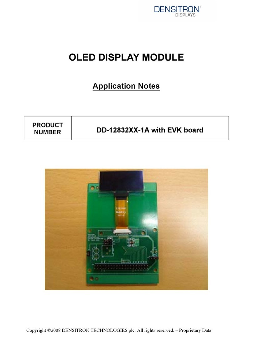 Densitron DD-12832 1A Series Application notes Densitron DD-12832 1A Series Application notes