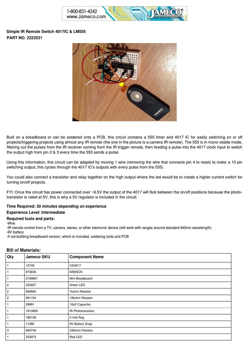 Jameco 4017IC instructions