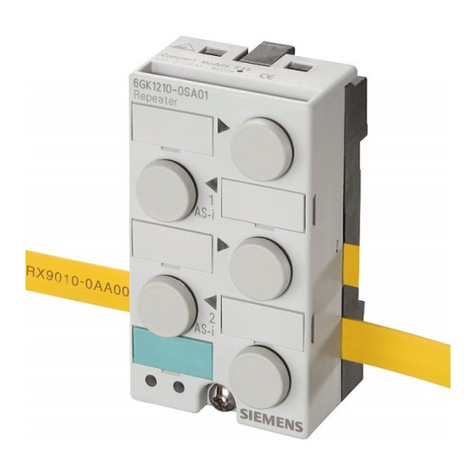 Siemens SIMATIC NET AS-Interface operating instructions